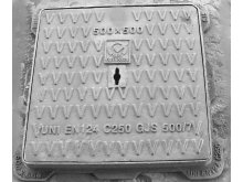 HLM SQCC40 KANALSKI POKLOPAC, HIDRAULIČNI,  C250, 302x302