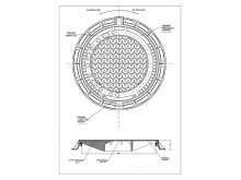 ART.309 A/B KANALSKI POKLOPAC, D400, DIA600, SA SAMOZAKLJUČAVANJEM, SA ILI BEZ VENTILACIJE