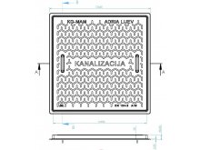 ART 501R KANALSKI POKLOPAC SA RUČKAMA 600x600# A15