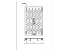 D1-D KANALSKI TELEKOMUNIKACIJSKI POKLOPAC, D400, 800x500